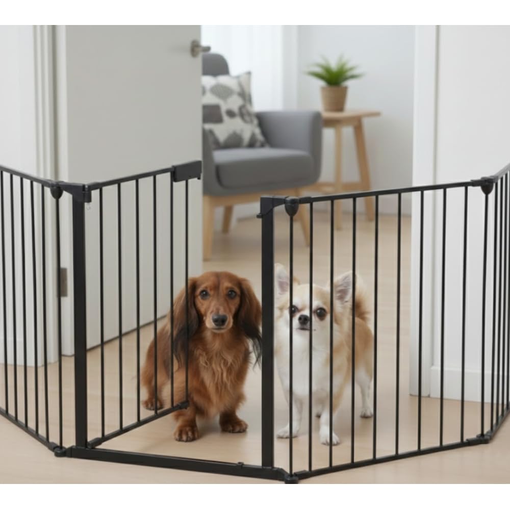 Amazon.co.jp: ハースゲート 5面 ドア付き (高さ73.5cm) 置くだけ